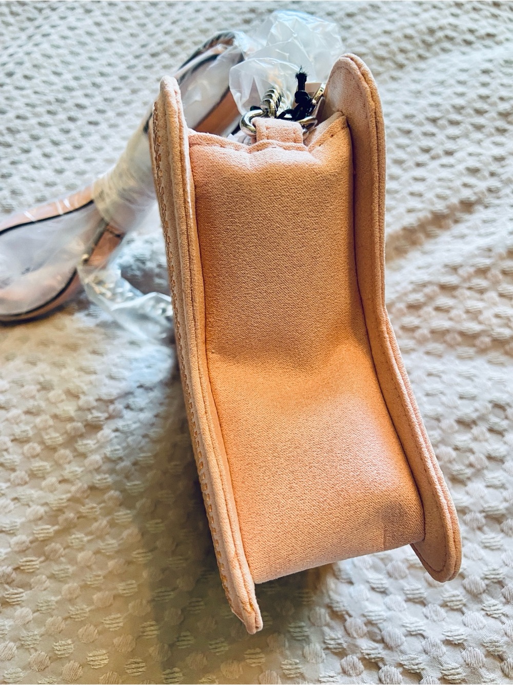 Victoria’s Secret Star Crossbody Bag Rose Gold Rhinestone - Picture 8 of 10